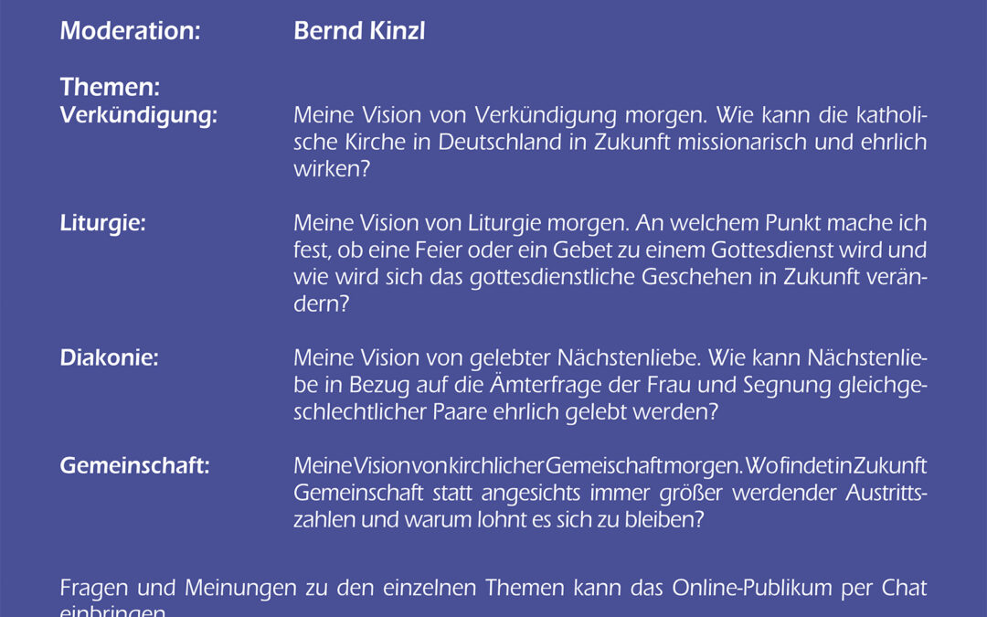 Einladung zur Online-Podiumsdiskussion