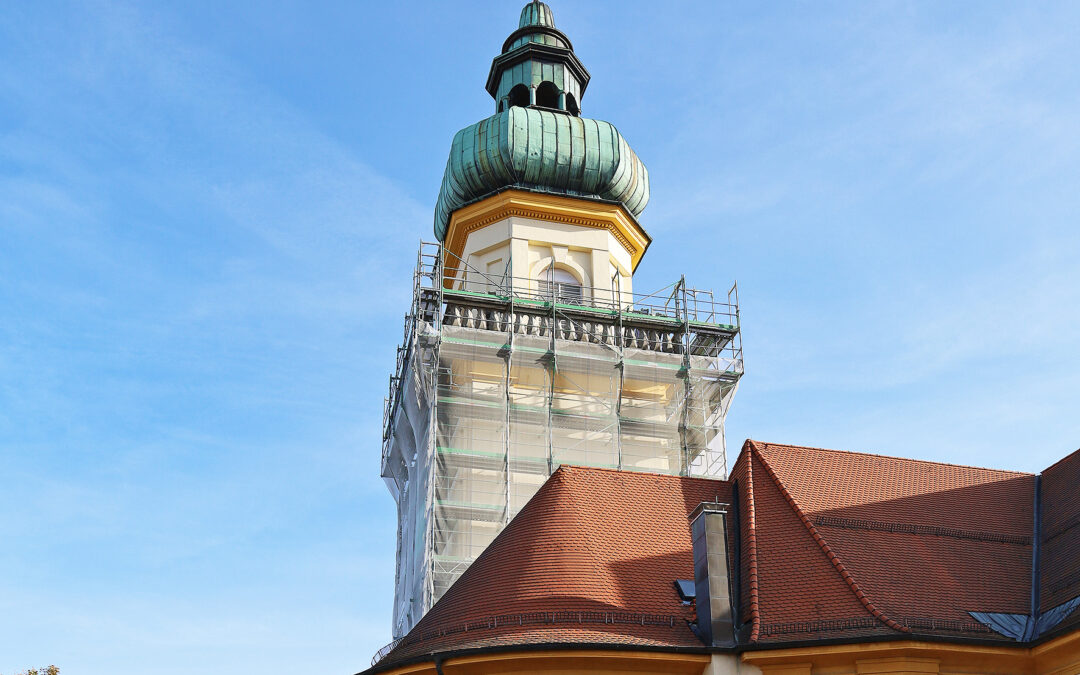 Kleine Feier zum Abschluss der Kirchturmsanierung