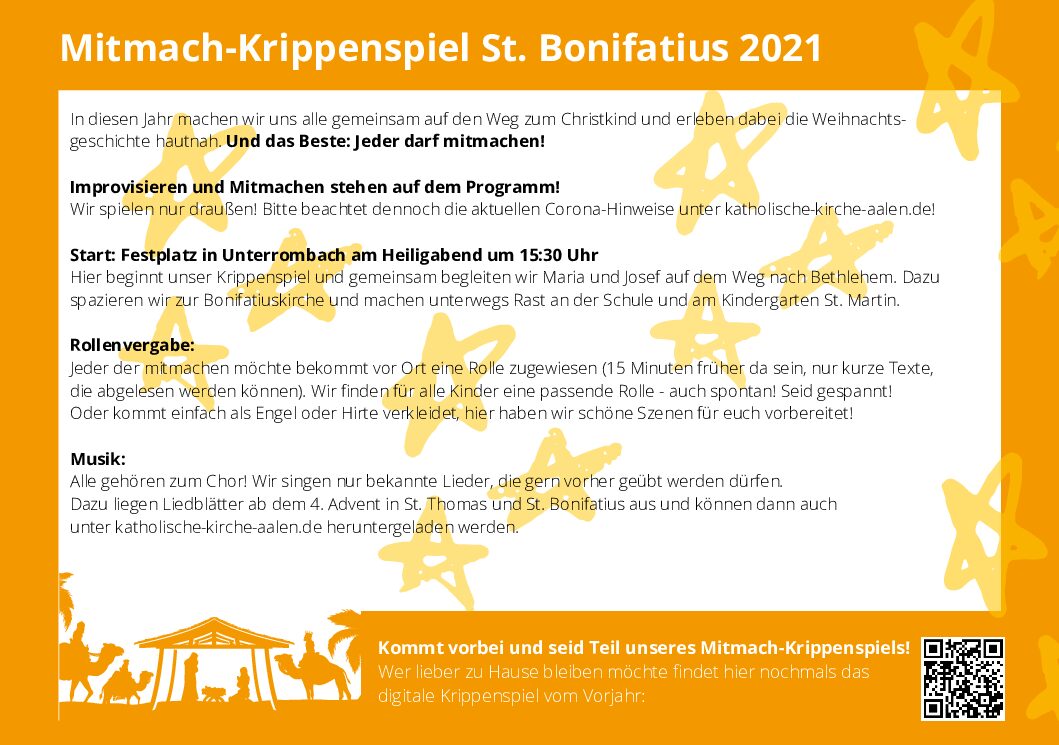 Mitmachkrippenspiel
