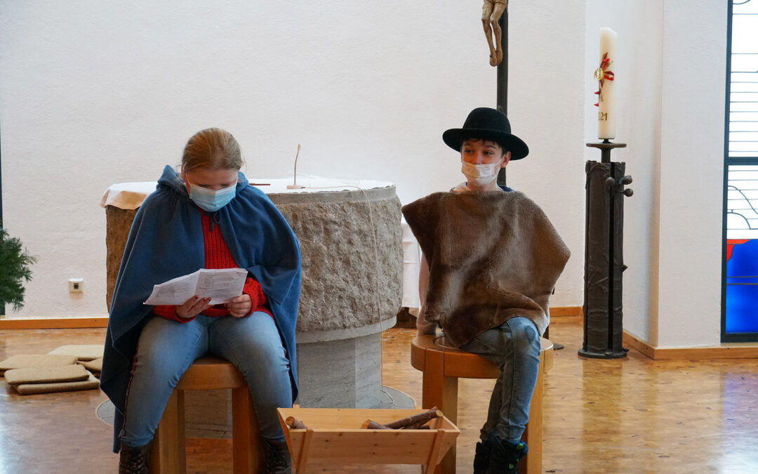 Krippenspielprobe gestartet