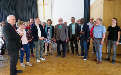 OB Brütting bei den Kirchengemeinderäten